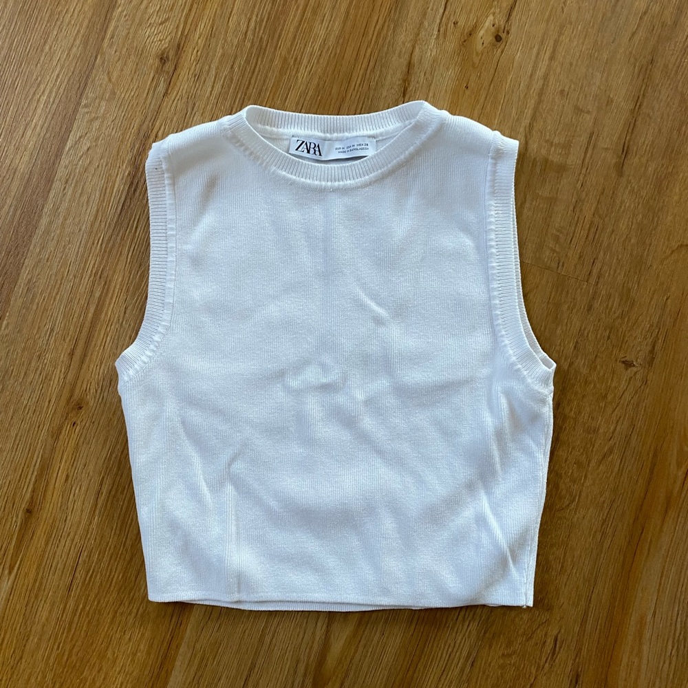 Zara knit tank top